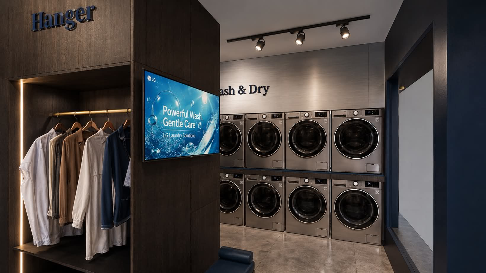 Wash and Dry Area